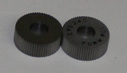 3609 Sherline 30° Spiral Knurls (Pair) 3609
